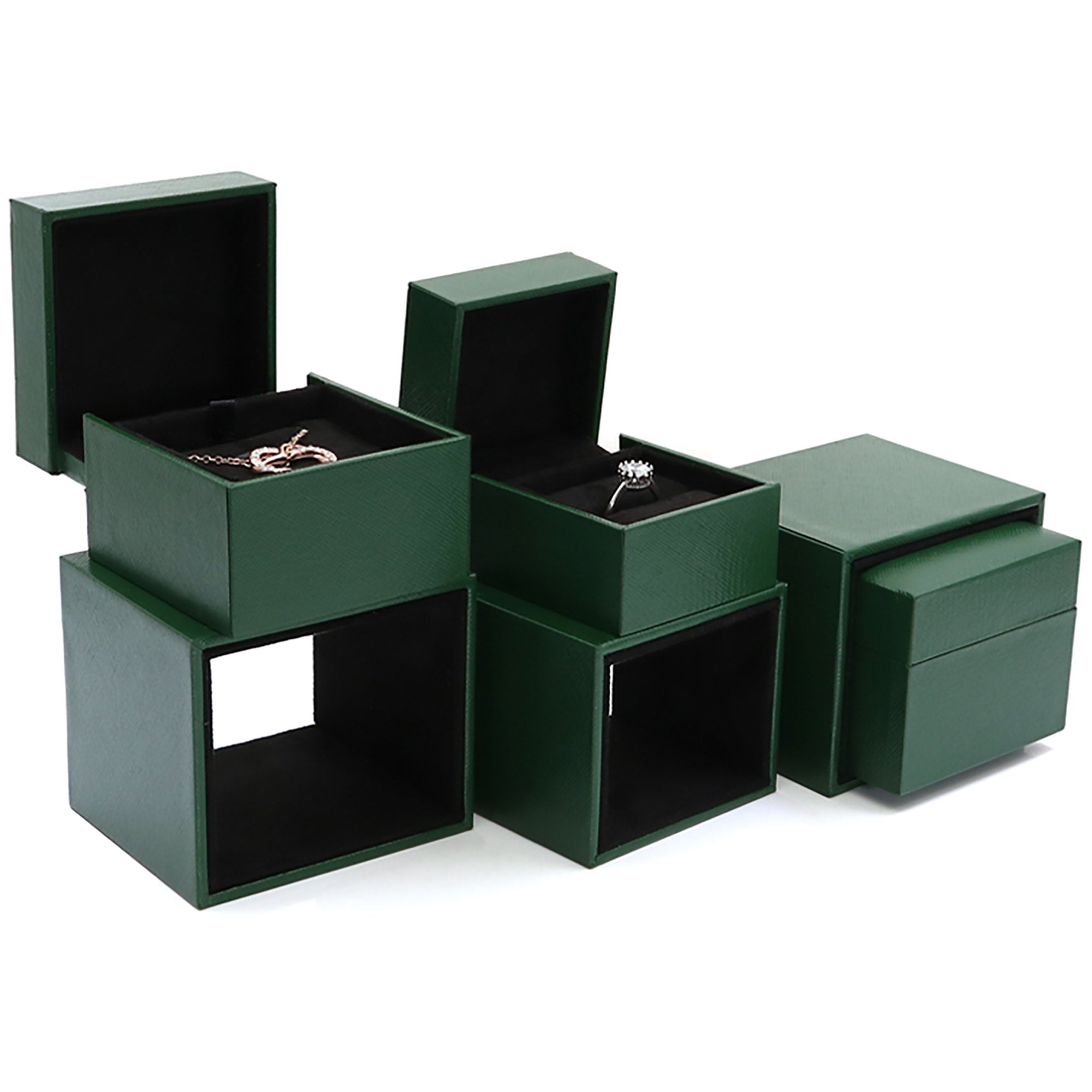 Green Jewelry Box / Gift Box Vintage Gift Home Deco Decoration Design