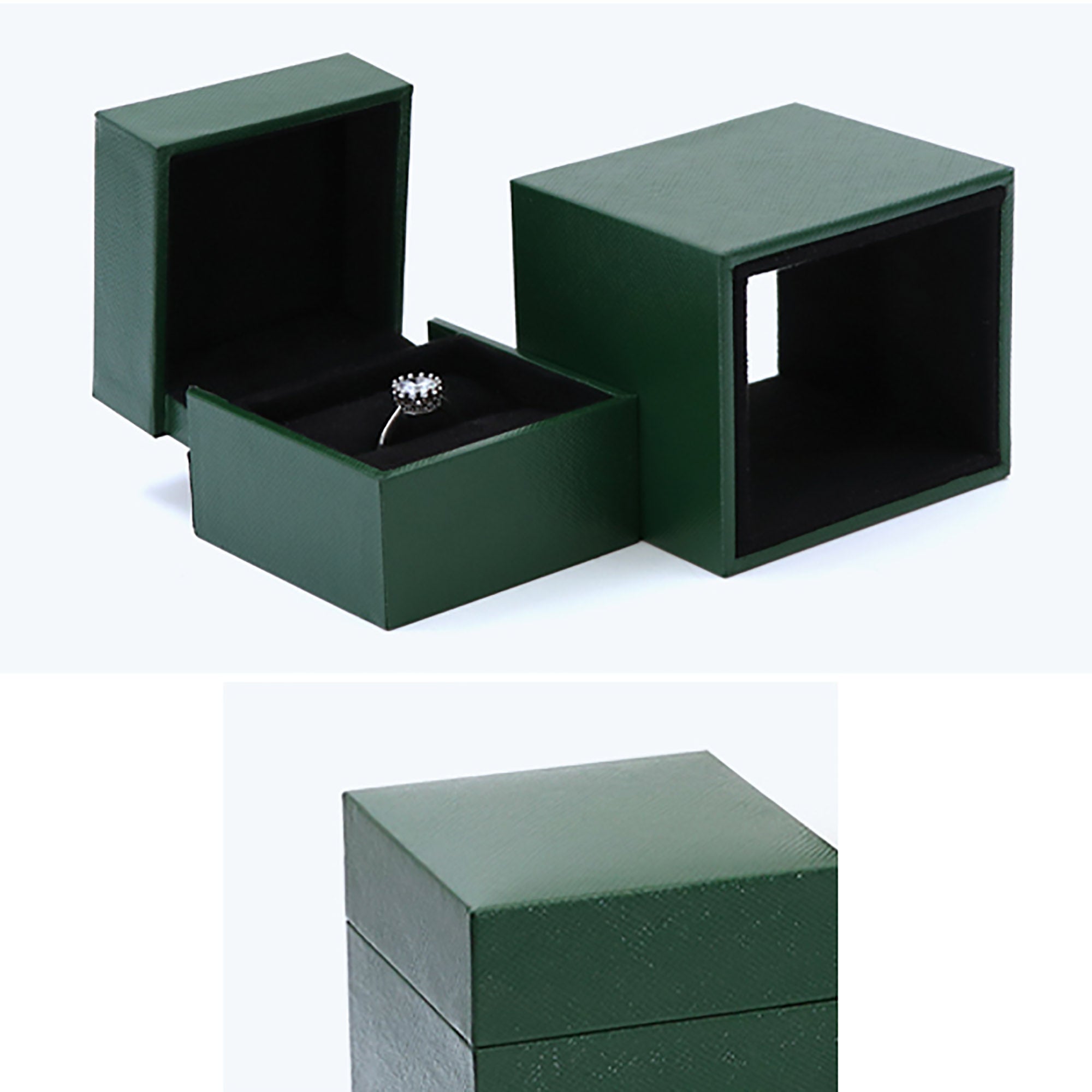 Green Jewelry Box / Gift Box Vintage Gift Home Deco Decoration Design