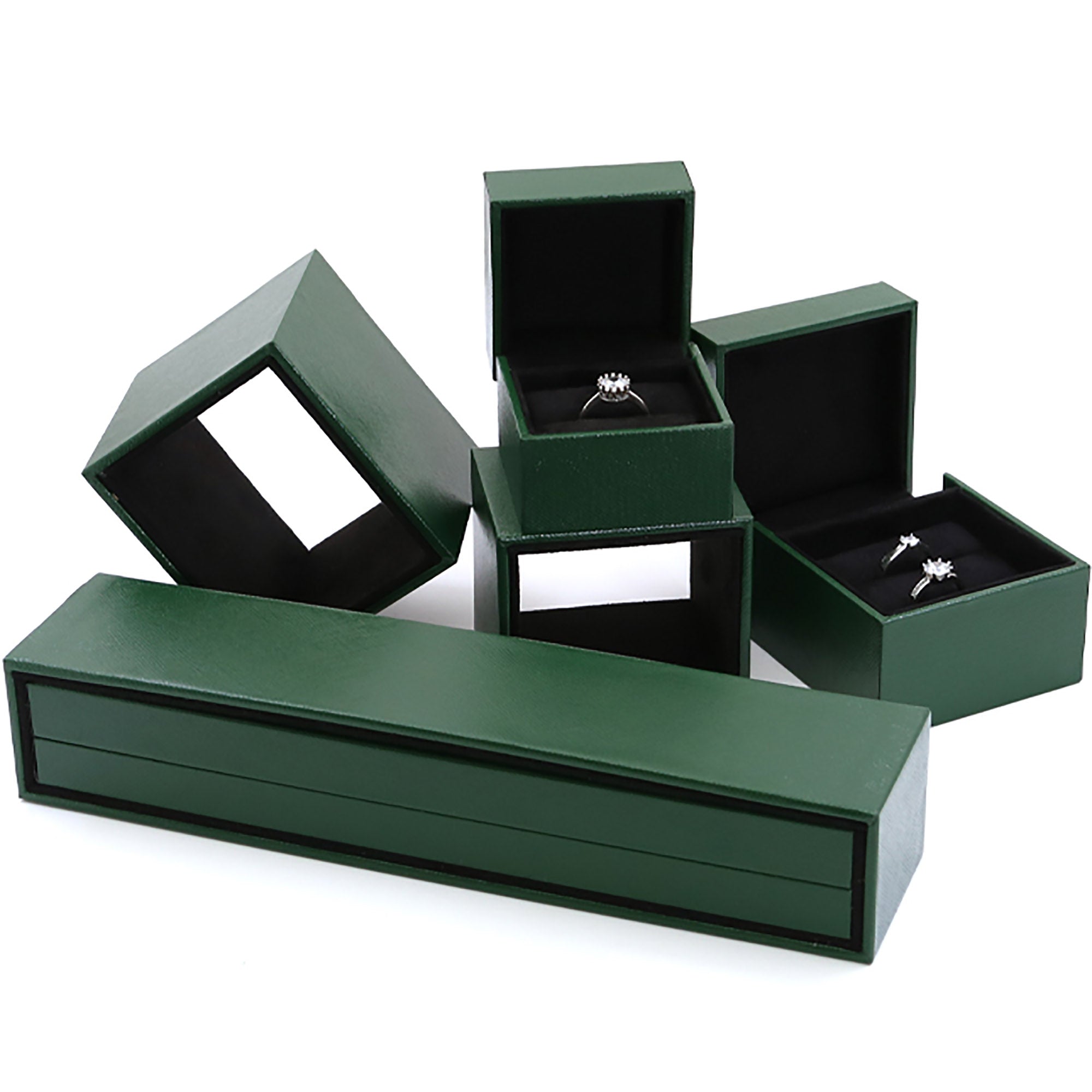 Green Jewelry Box / Gift Box Vintage Gift Home Deco Decoration Design