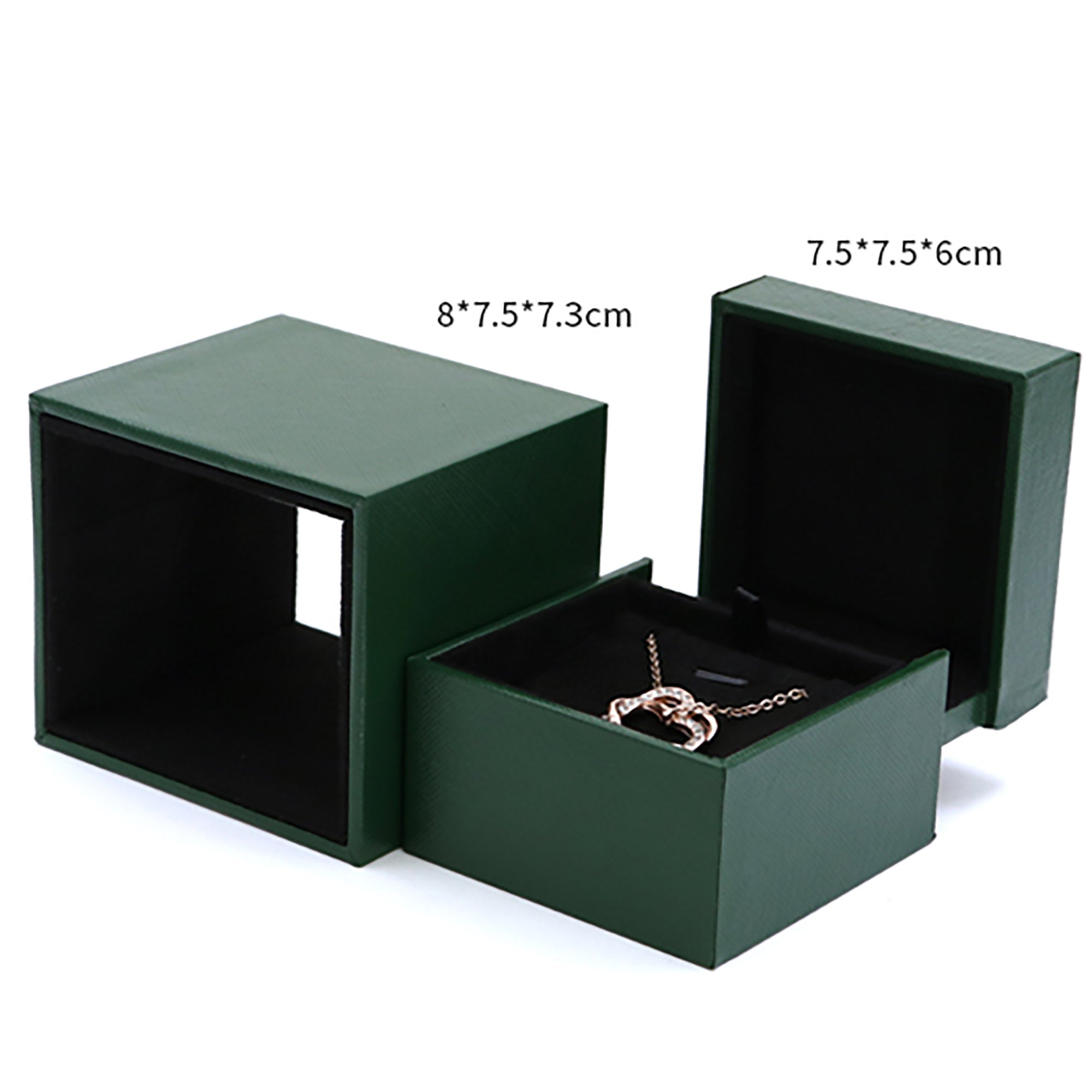 Green Jewelry Box / Gift Box Vintage Gift Home Deco Decoration Design