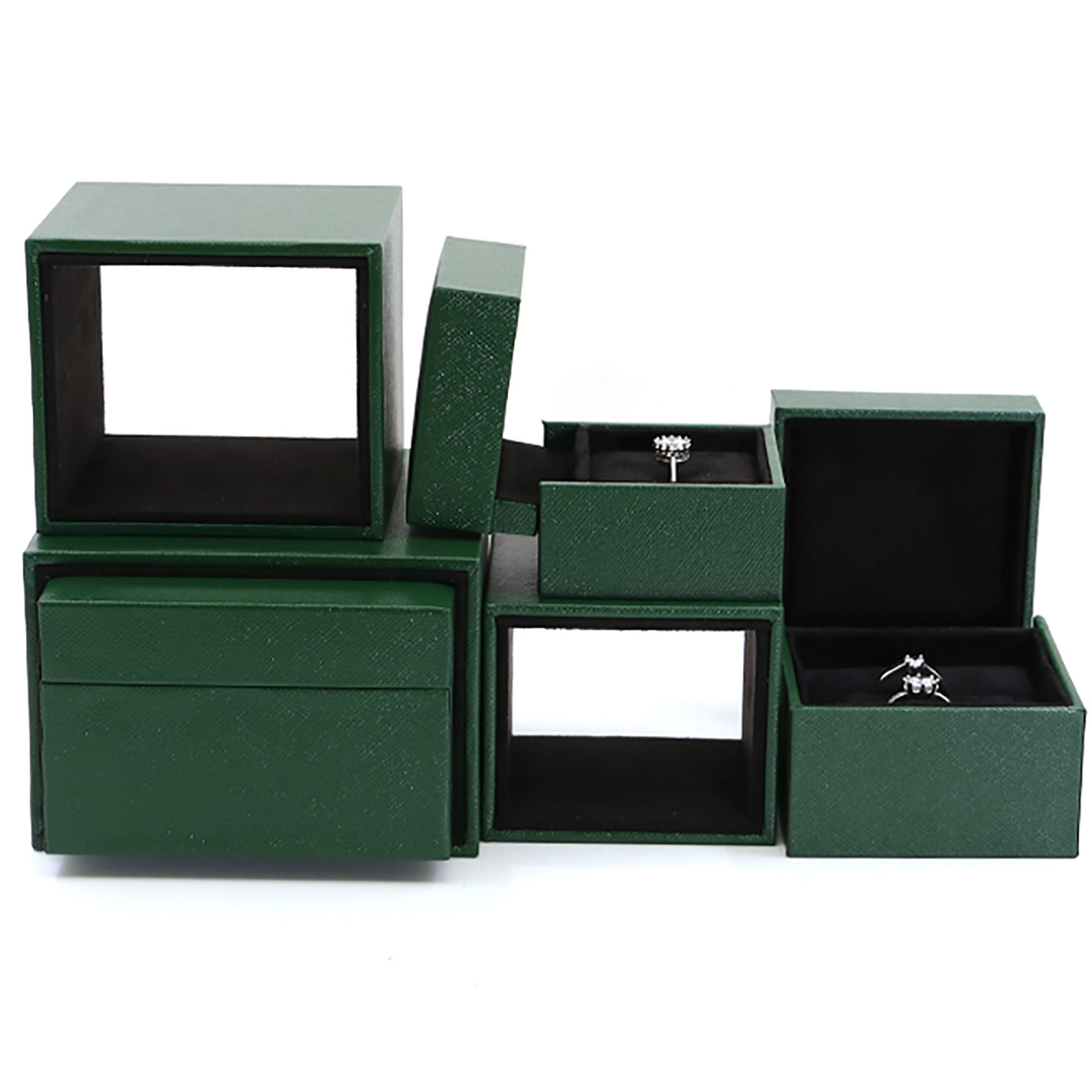 Green Jewelry Box / Gift Box Vintage Gift Home Deco Decoration Design