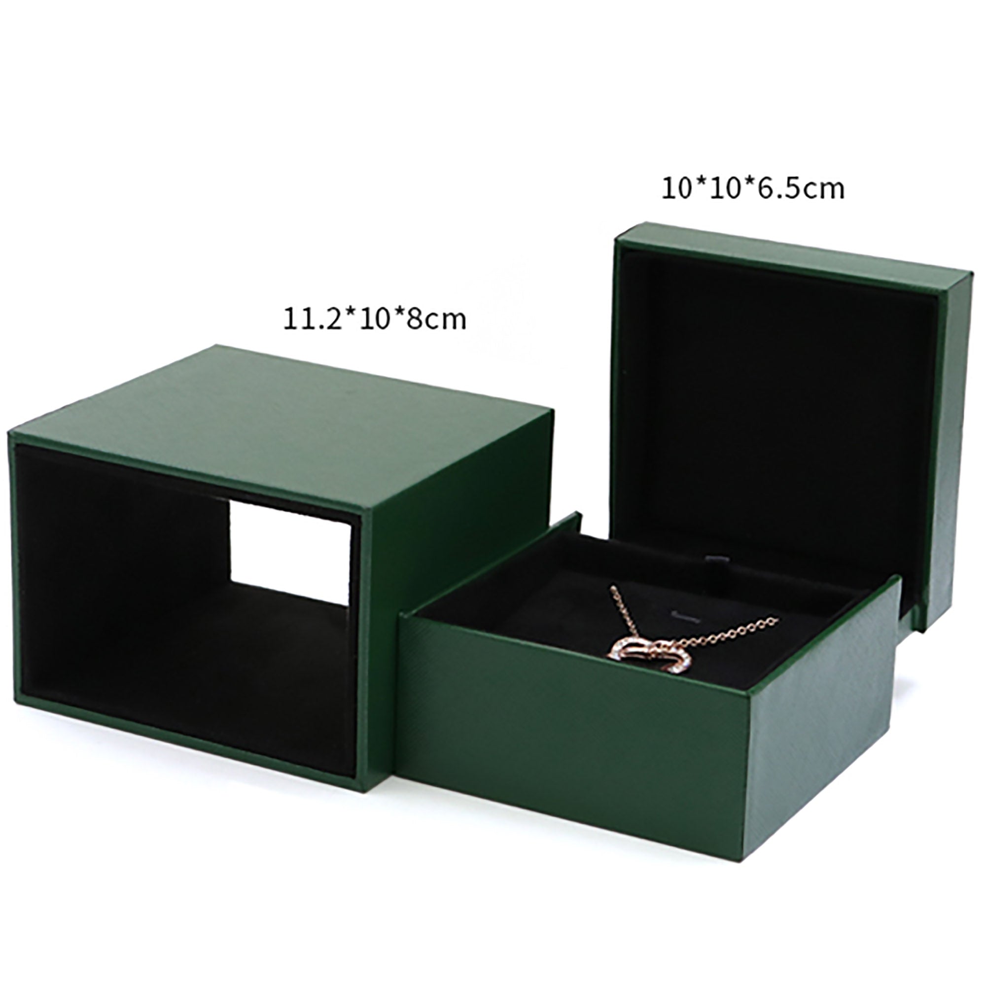 Green Jewelry Box / Gift Box Vintage Gift Home Deco Decoration Design