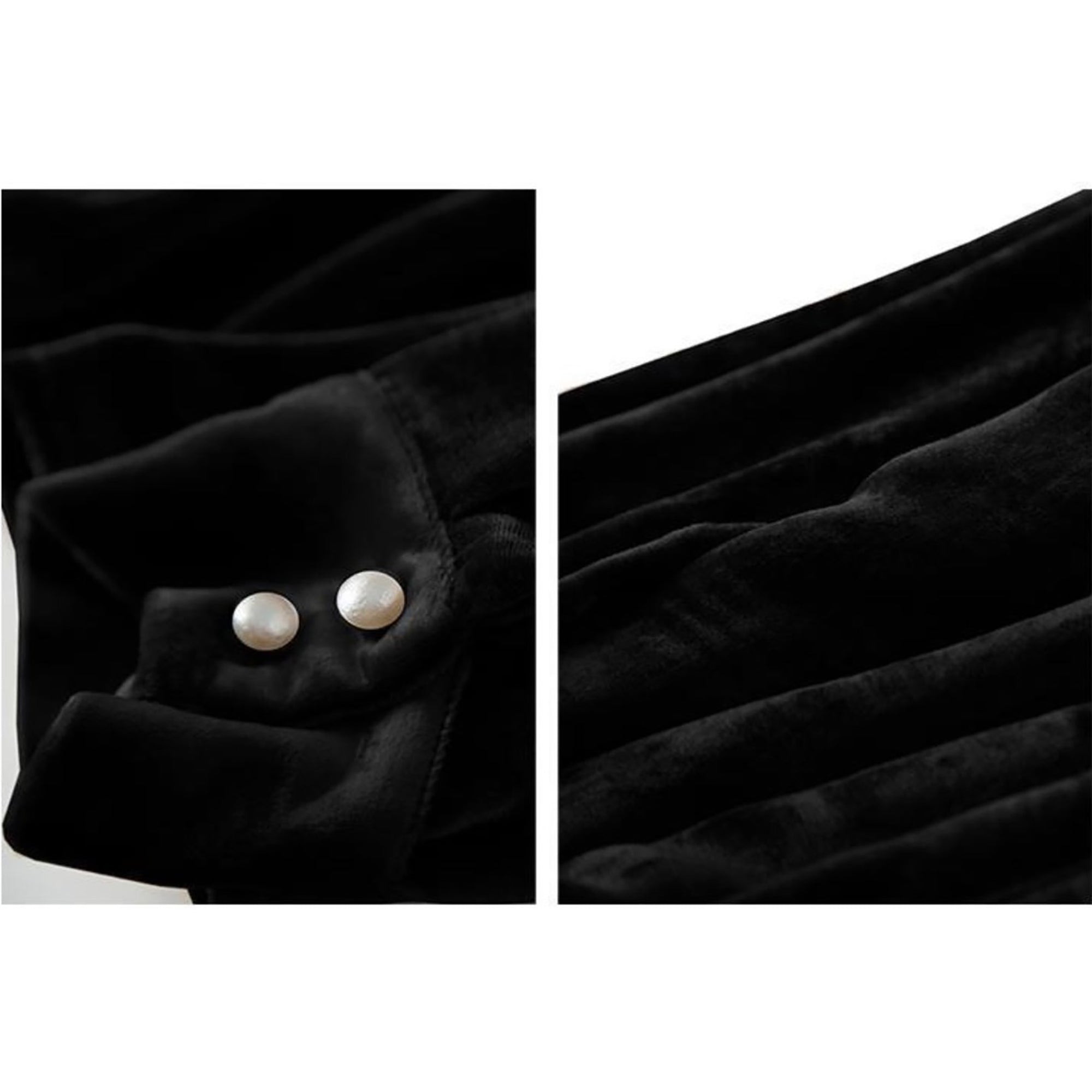 A/W Black Velvet Shirt