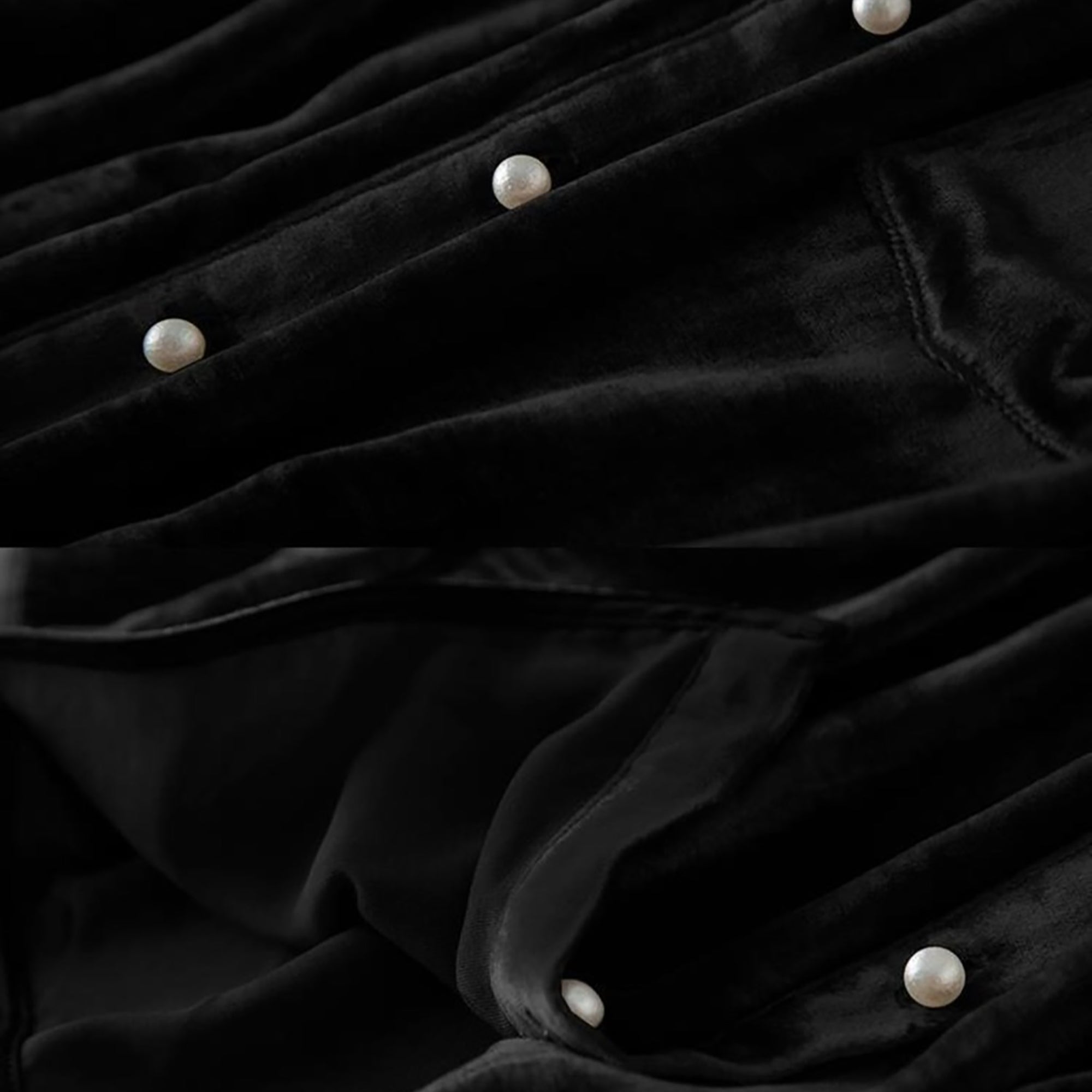 A/W Black Velvet Shirt