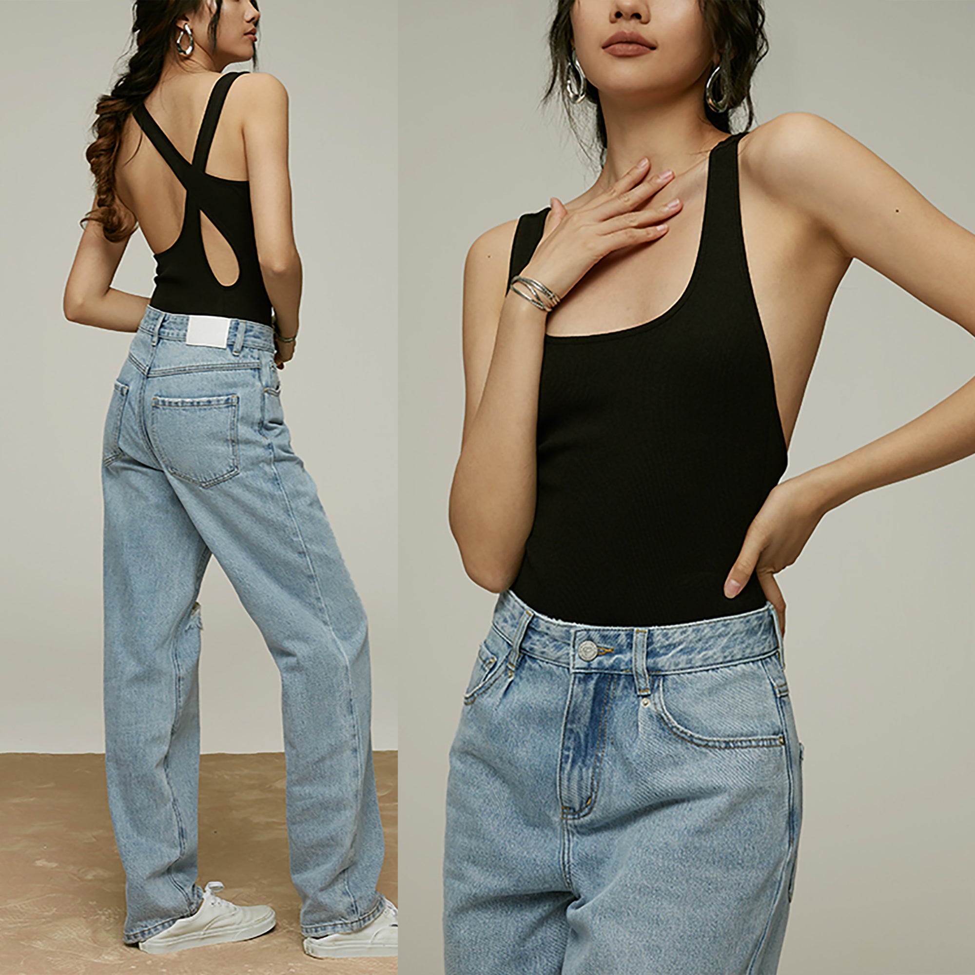 Suit Yourself U-Neck Tank Bodysuit