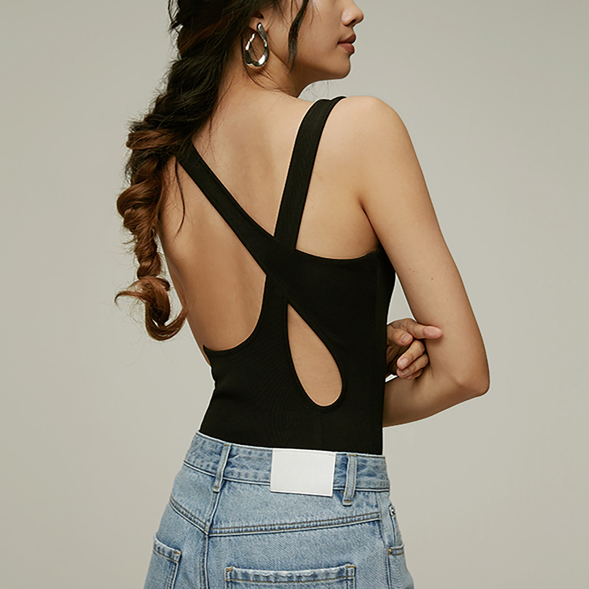 Suit Yourself U-Neck Tank Bodysuit