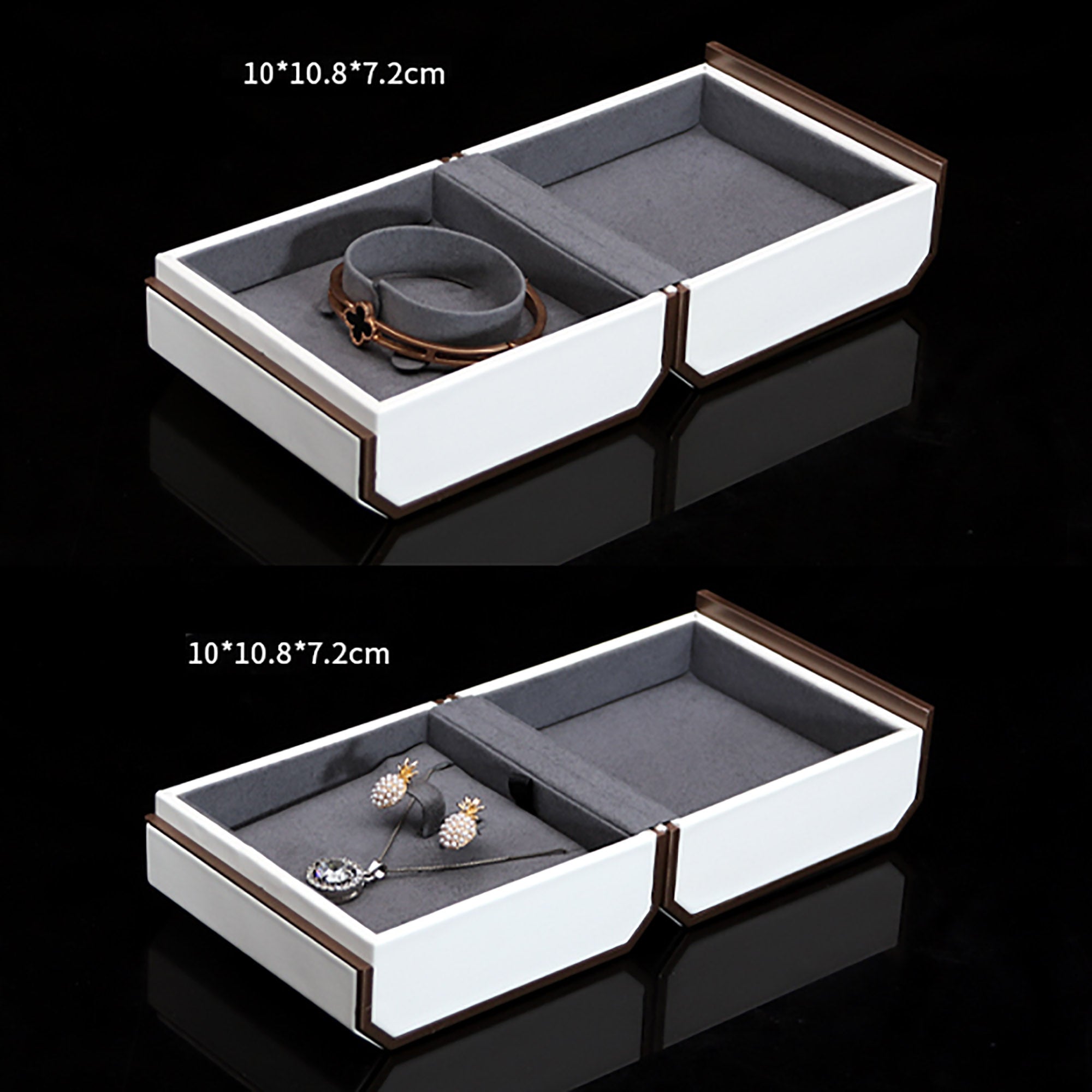 White Jewelry Box / Gift Box Vintage Gift Home Deco Decoration Design