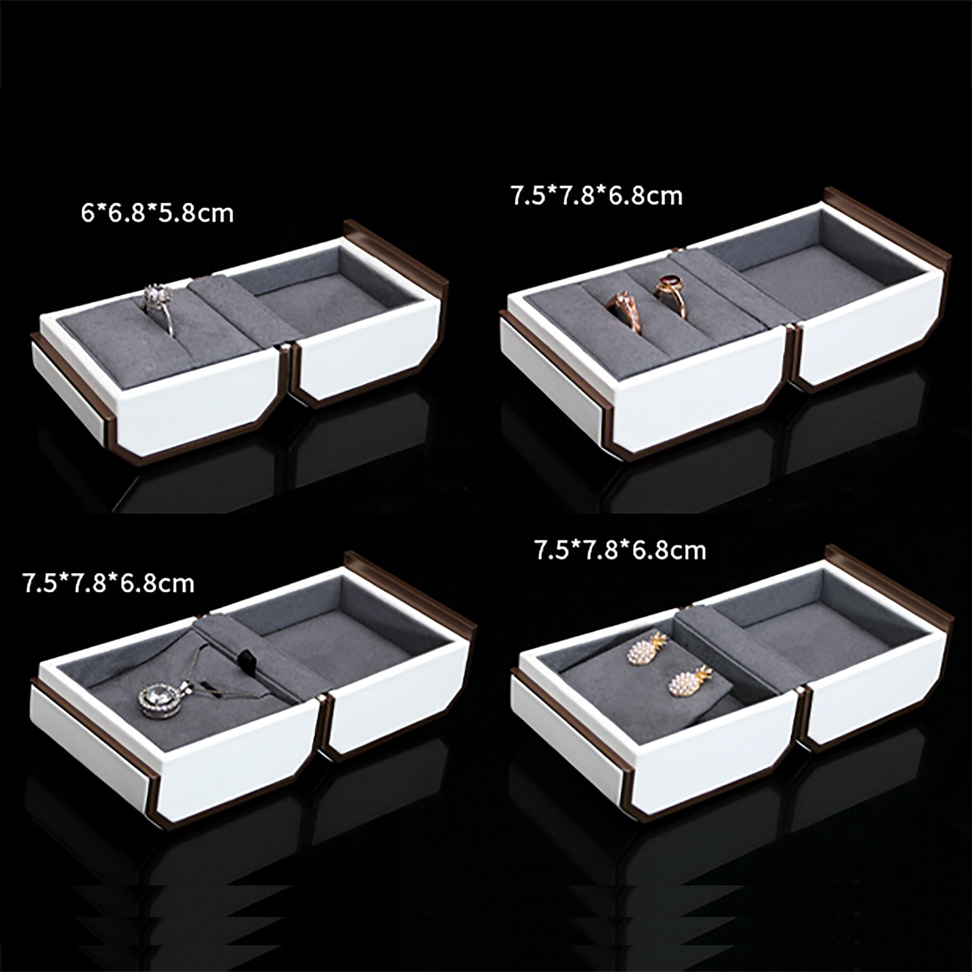 White Jewelry Box / Gift Box Vintage Gift Home Deco Decoration Design