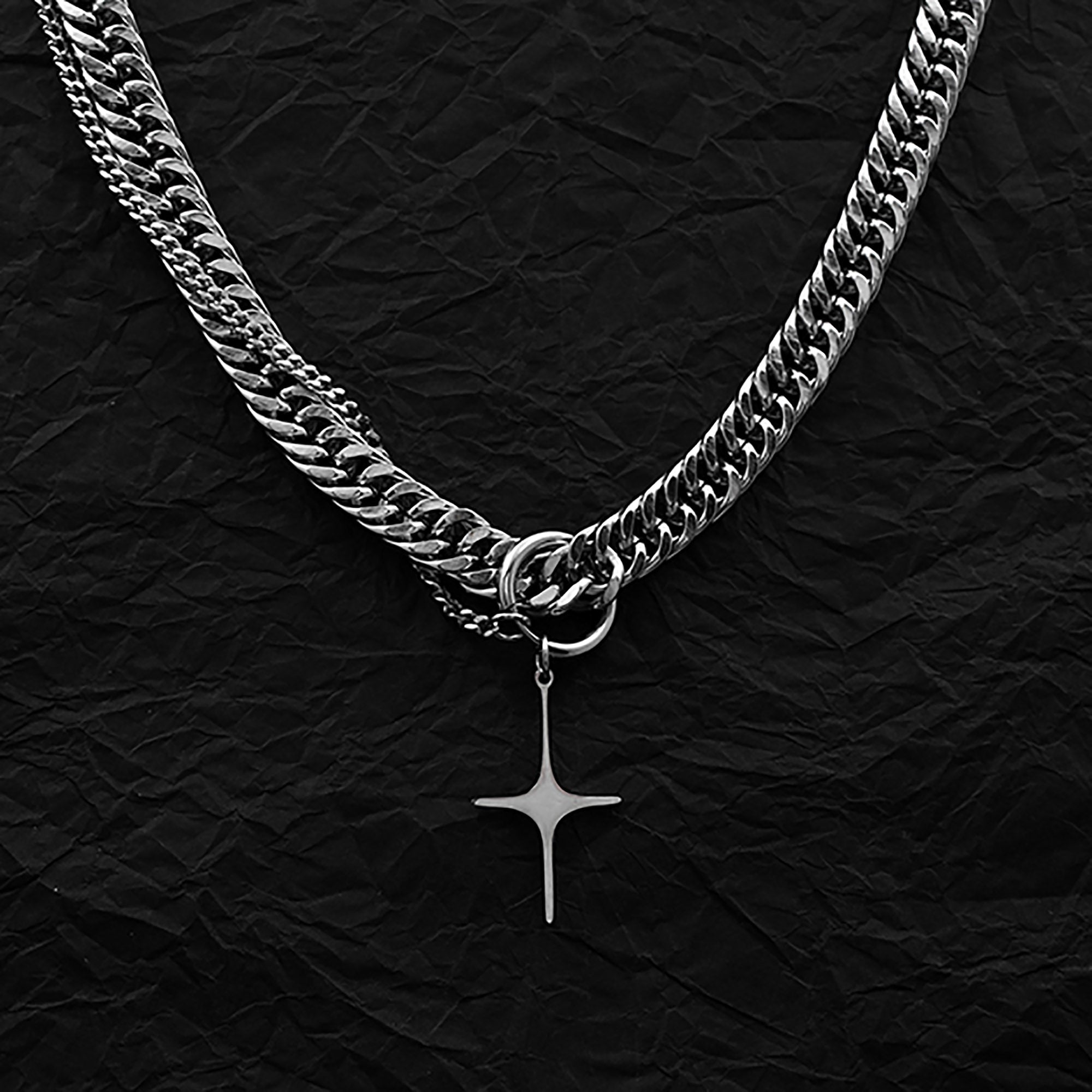 Stainless Steel 48+6cm Necklace Valentine Day Gift KOL / Youtuber / Celebrity / Fashion Icon styling