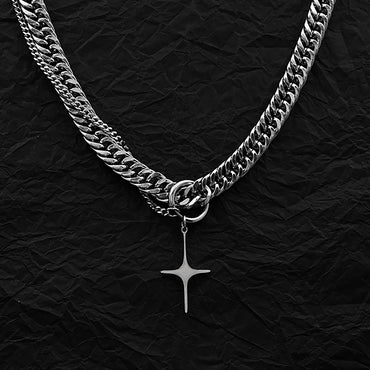 Stainless Steel 48+6cm Necklace Valentine Day Gift KOL / Youtuber / Celebrity / Fashion Icon styling