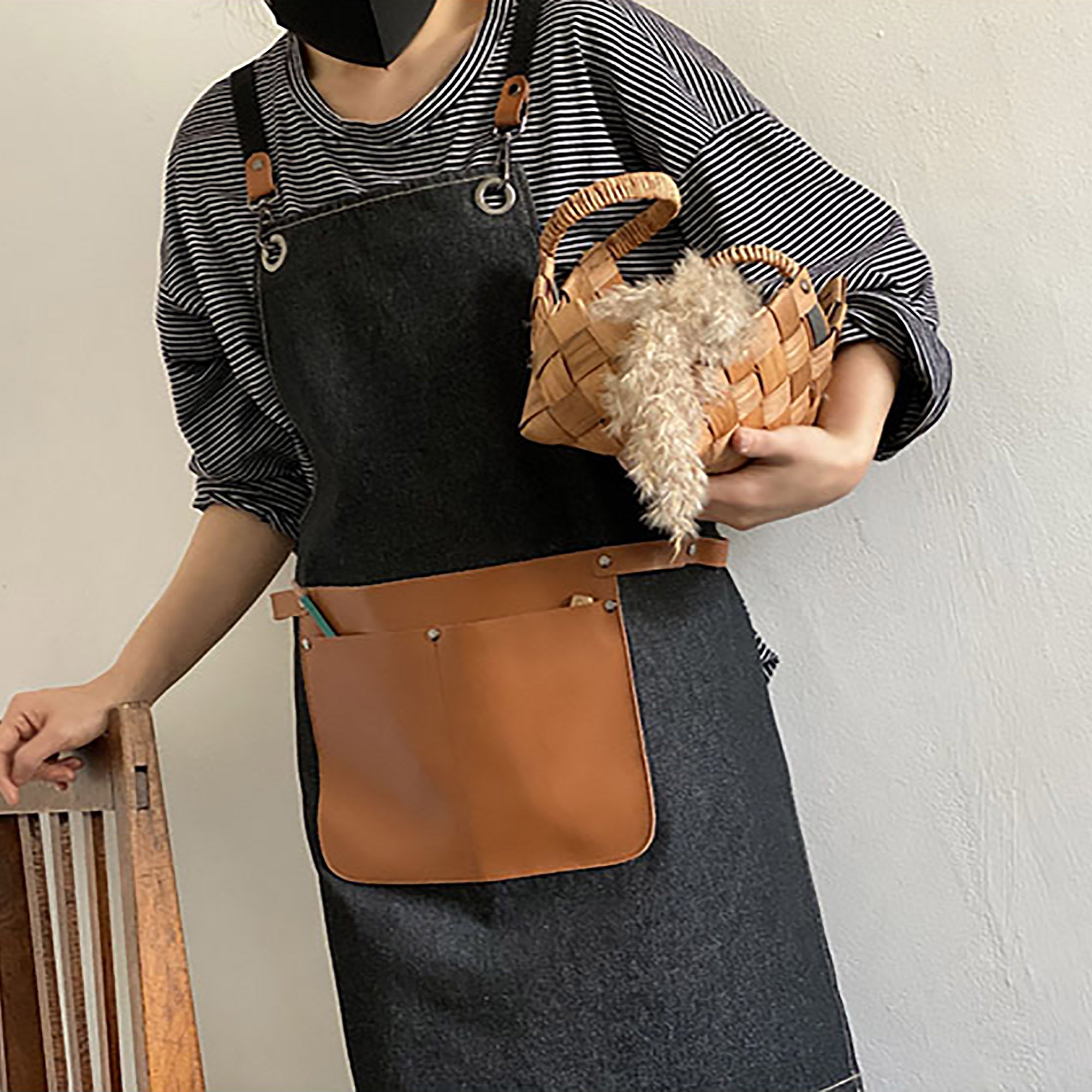 Unisex 2 Tone Uniform Apron