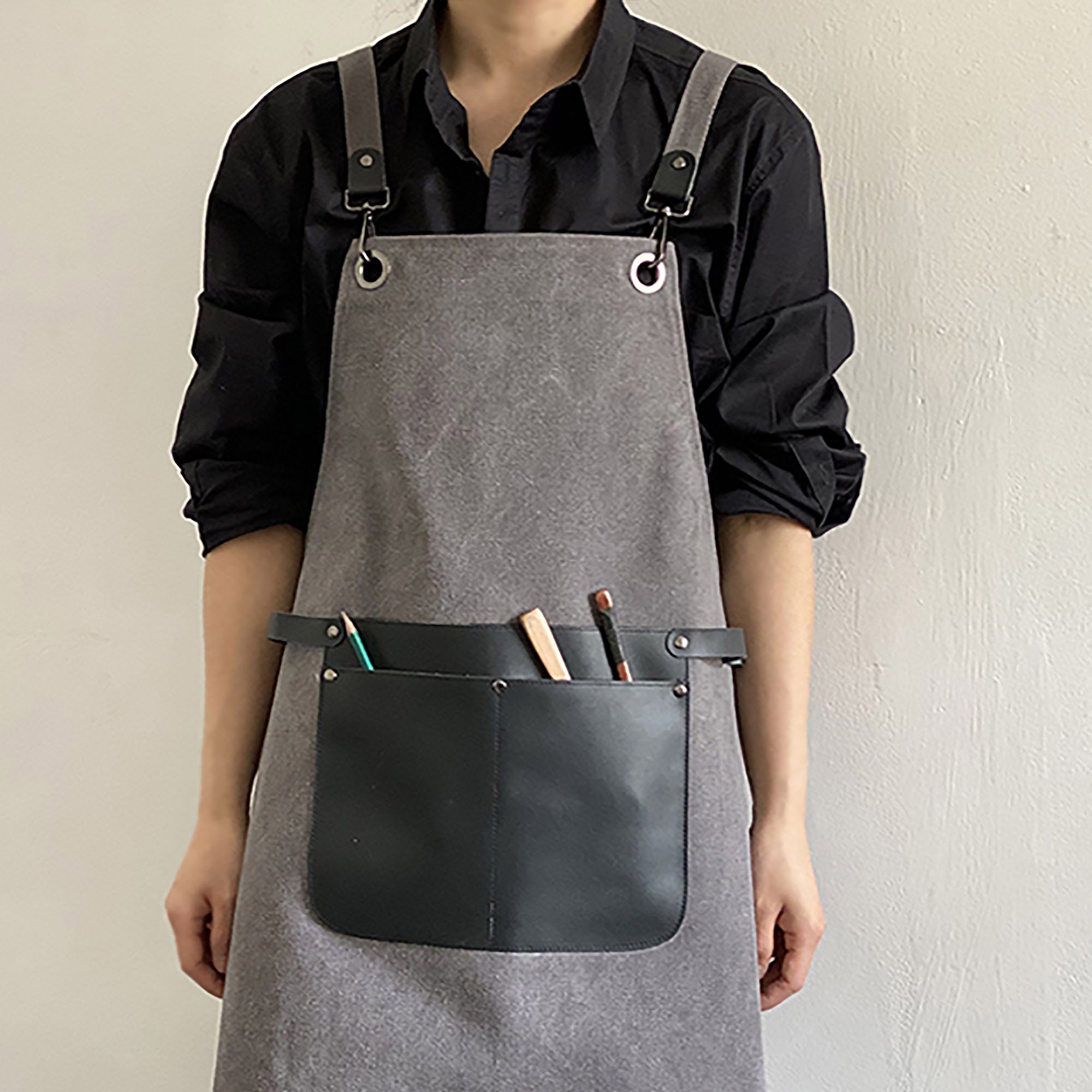 Unisex 2 Tone Uniform Apron