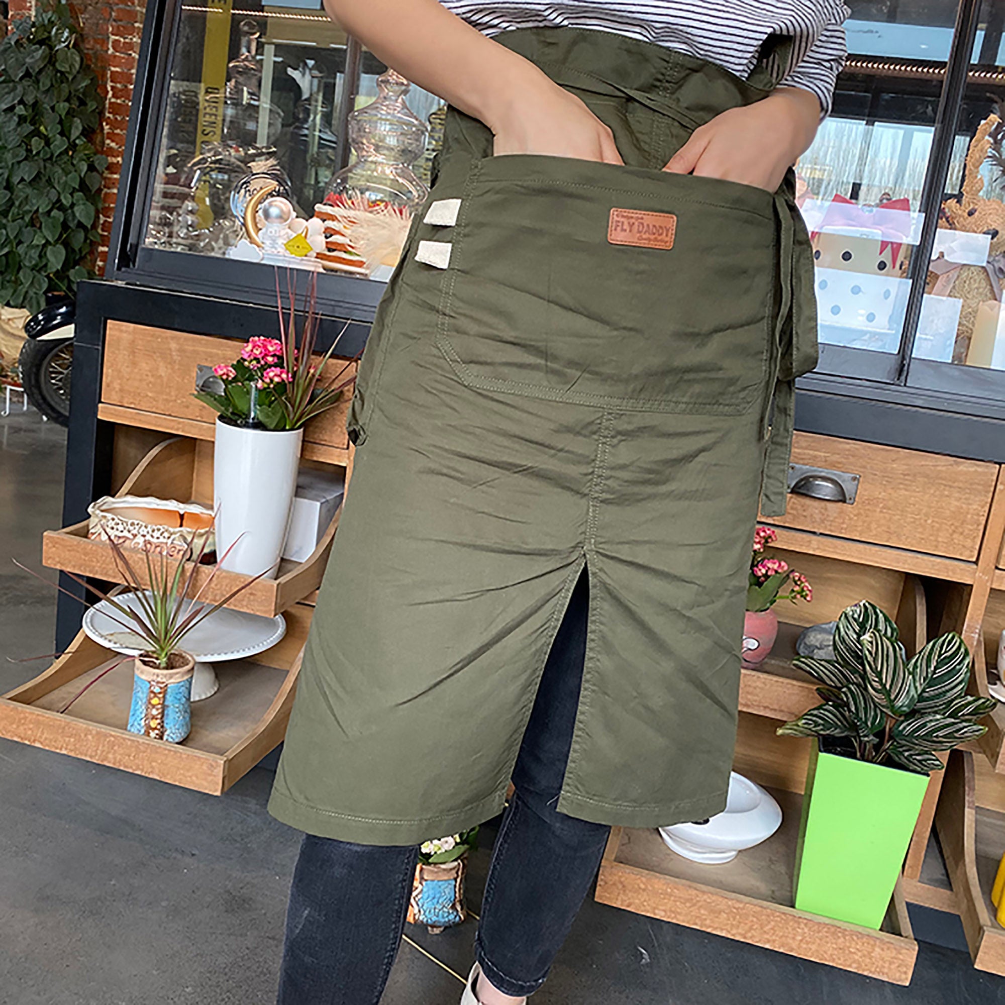 Unisex 2 style （Long + Short) Uniform Apron