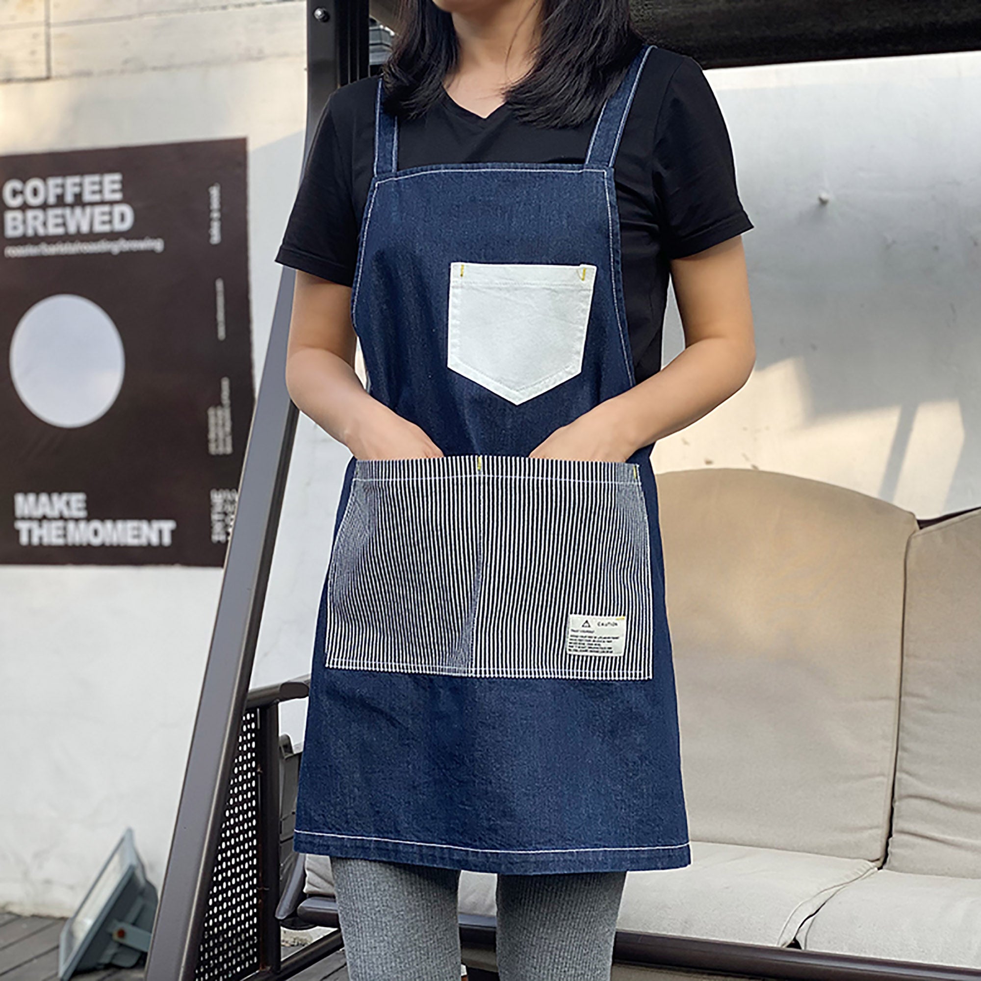 Unisex Denim Uniform Apron