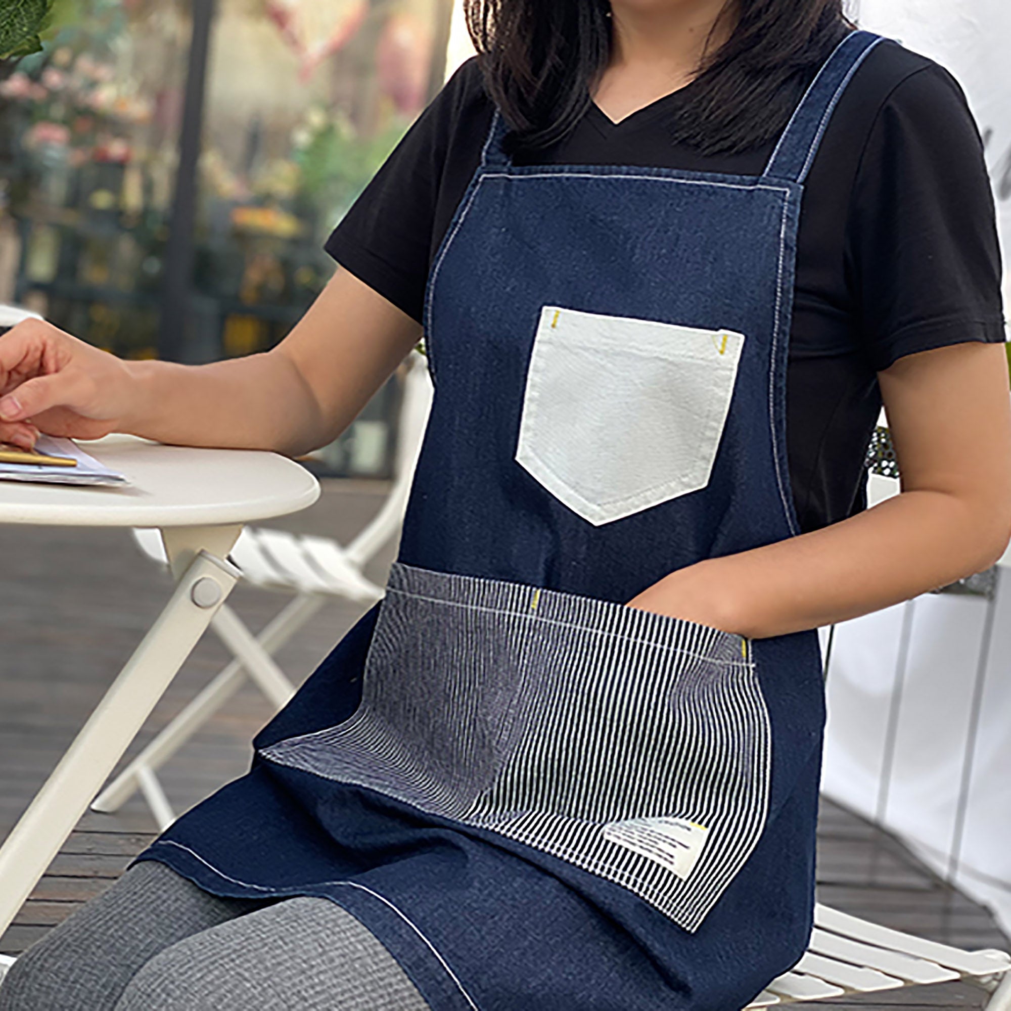 Unisex Denim Uniform Apron