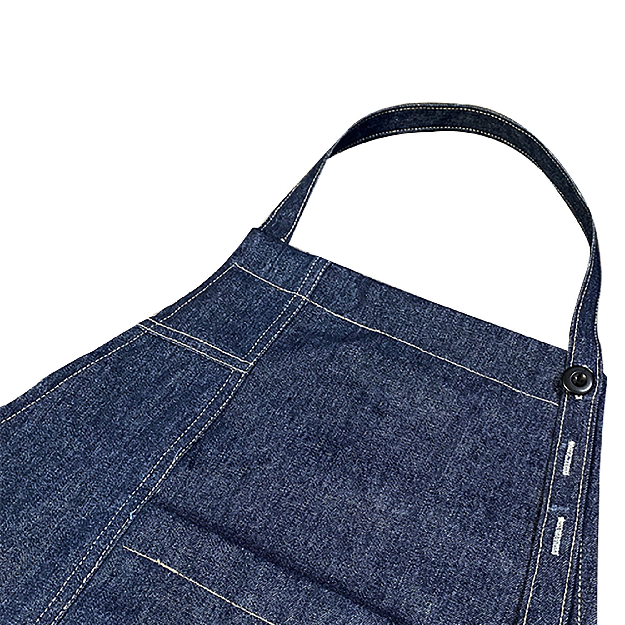 Unisex (2 Colors) Denim Halter-Neck Uniform Apron