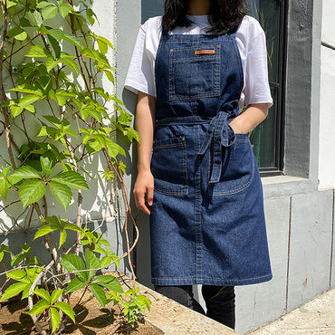 Unisex Denim Uniform Apron