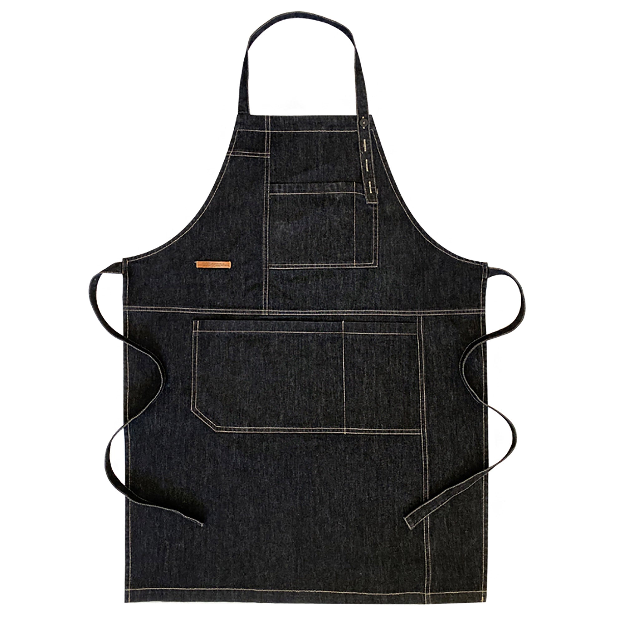 Unisex (2 Colors) Denim Halter-Neck Uniform Apron