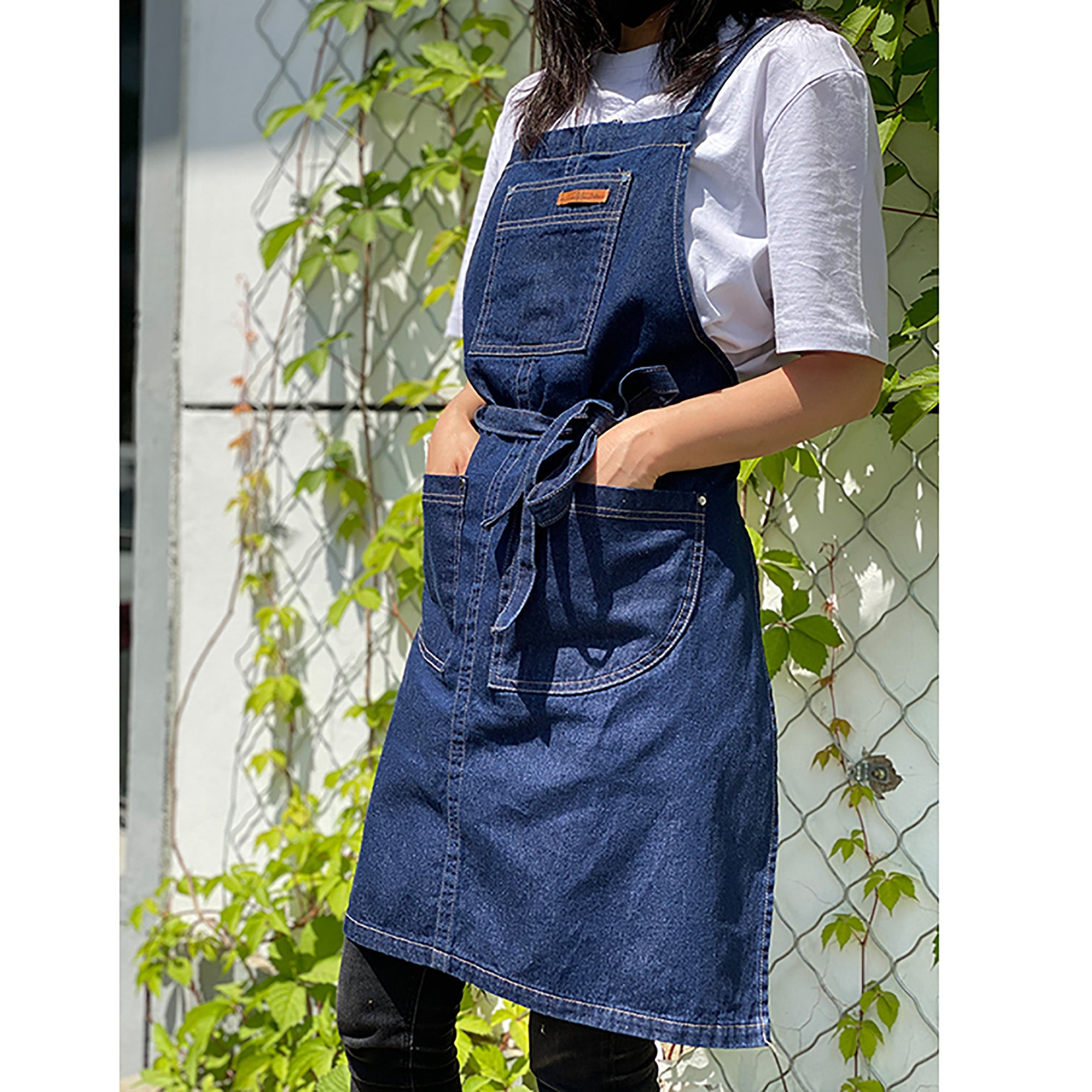 Unisex Denim Uniform Apron