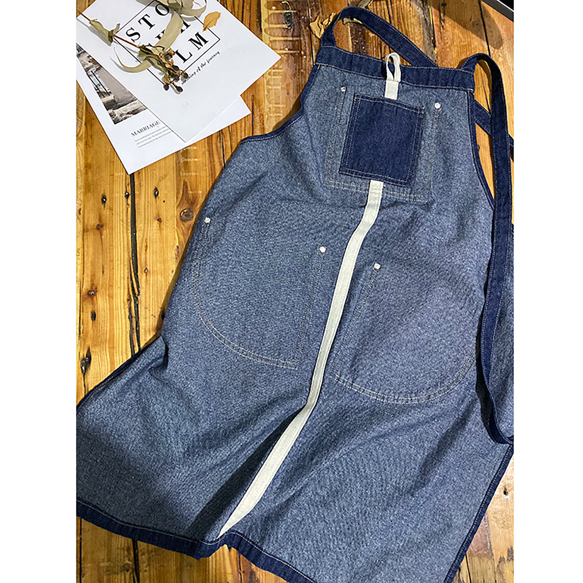 Unisex Denim Uniform Apron