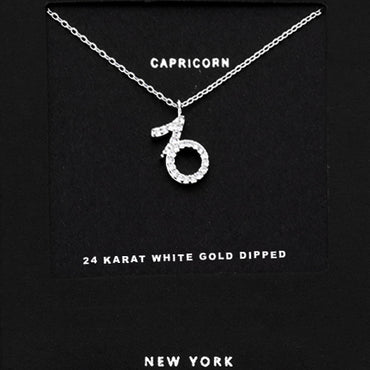 CAPRICORN CZ Star Necklace