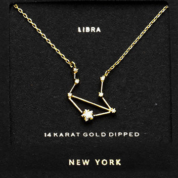 LIBRA CZ Star Necklace