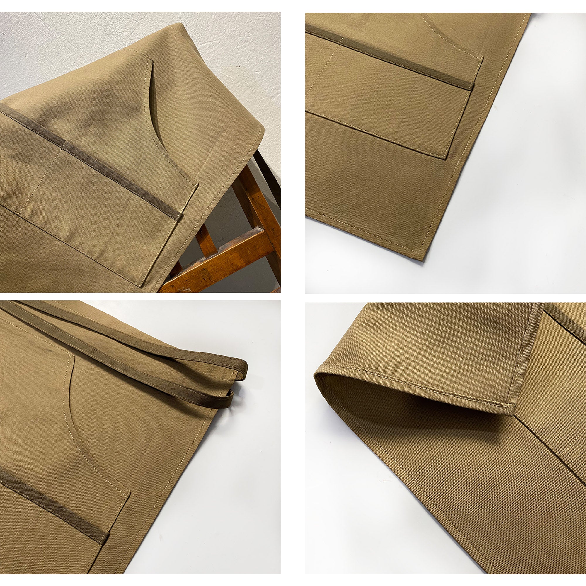 Unisex (6 Colors) Khaki Uniform Apron