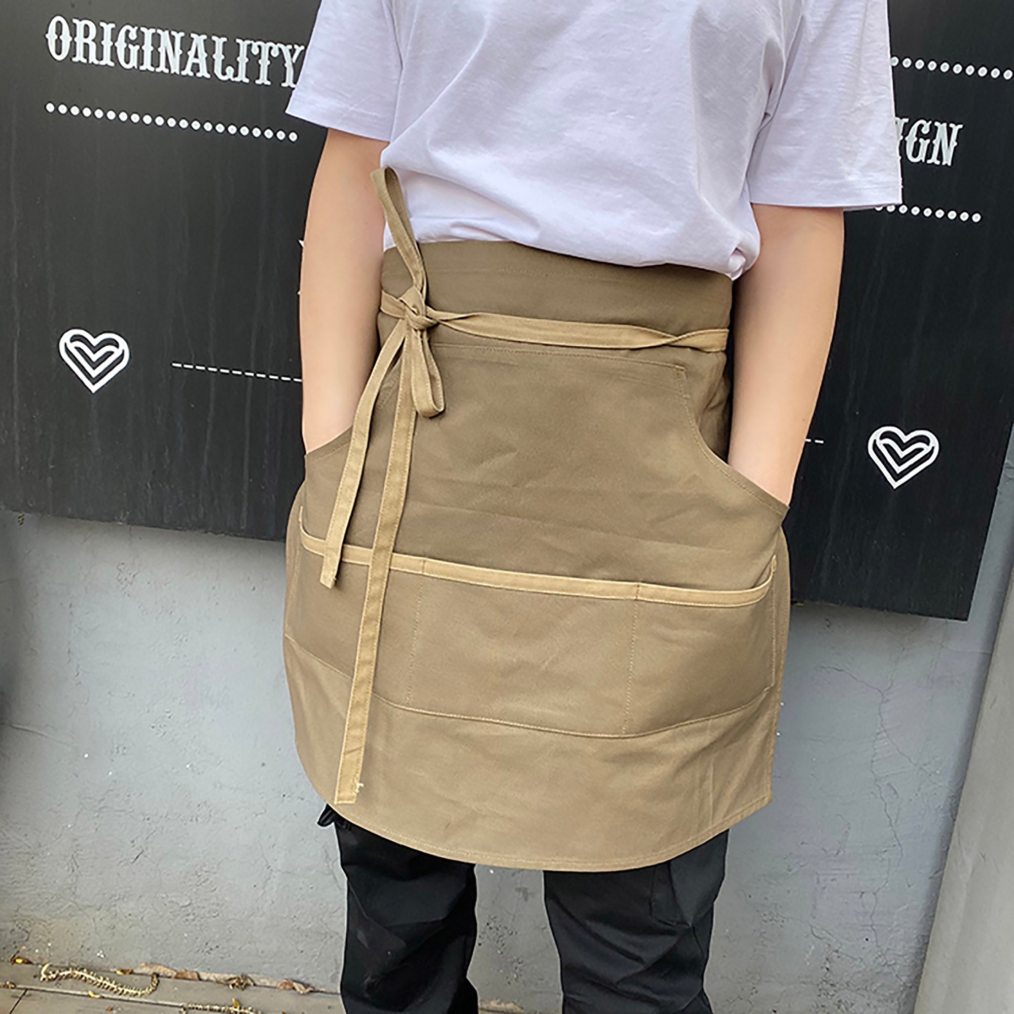 Unisex (6 Colors) Khaki Uniform Apron