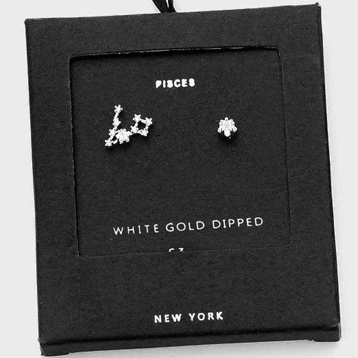 PICSES CZ Star Earrings