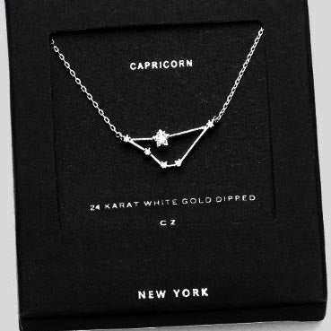 CAPRICORN CZ Star Necklace