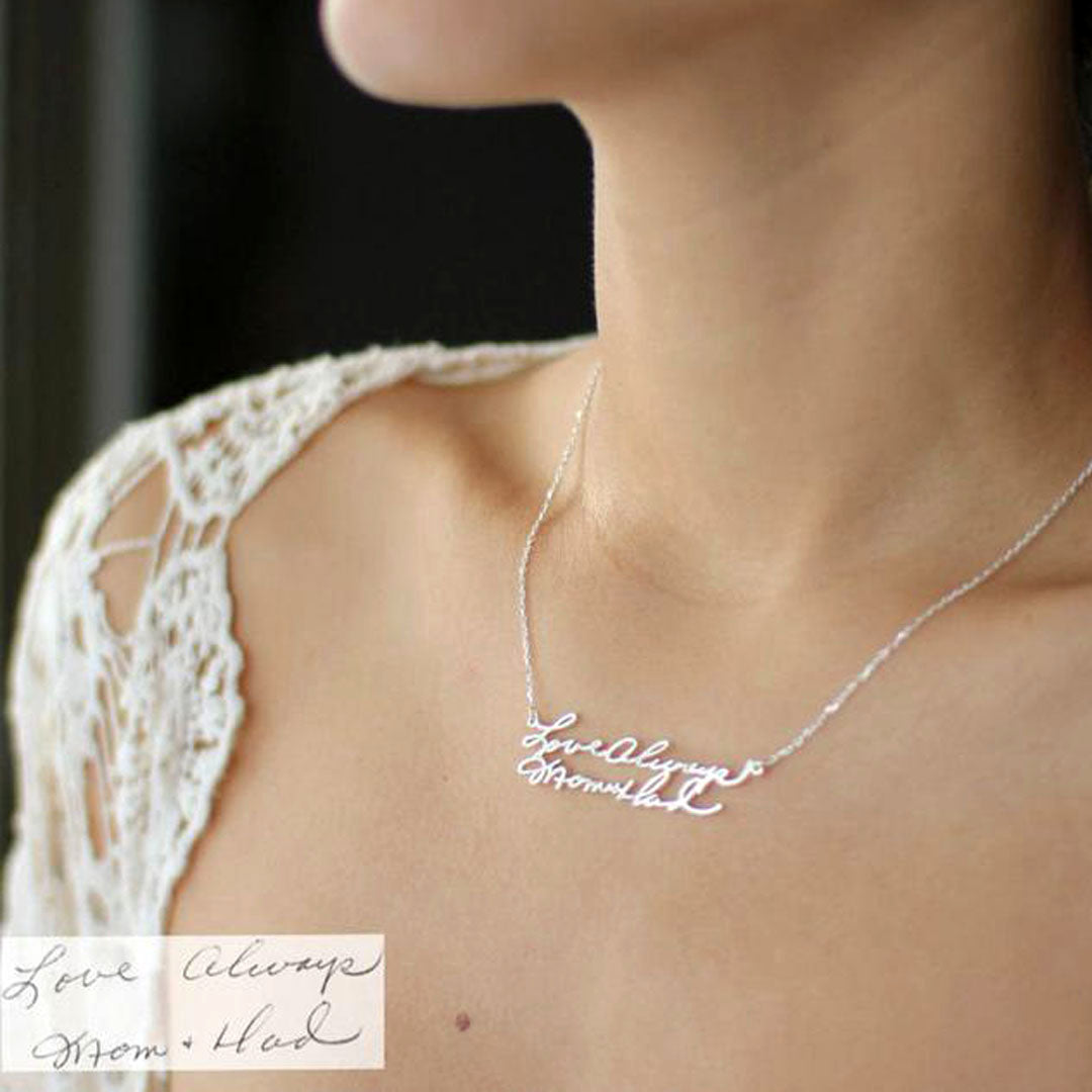 (Personalized) Handwriting Necklaces