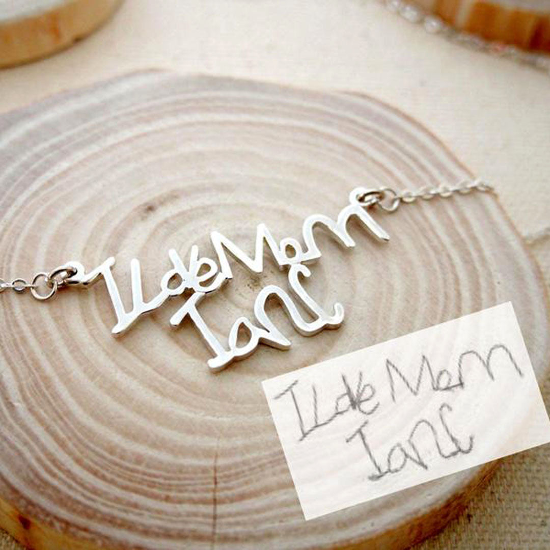 (Personalized) Handwriting Necklaces