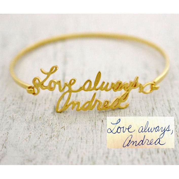 (Personalized) Handwriting Bracelet