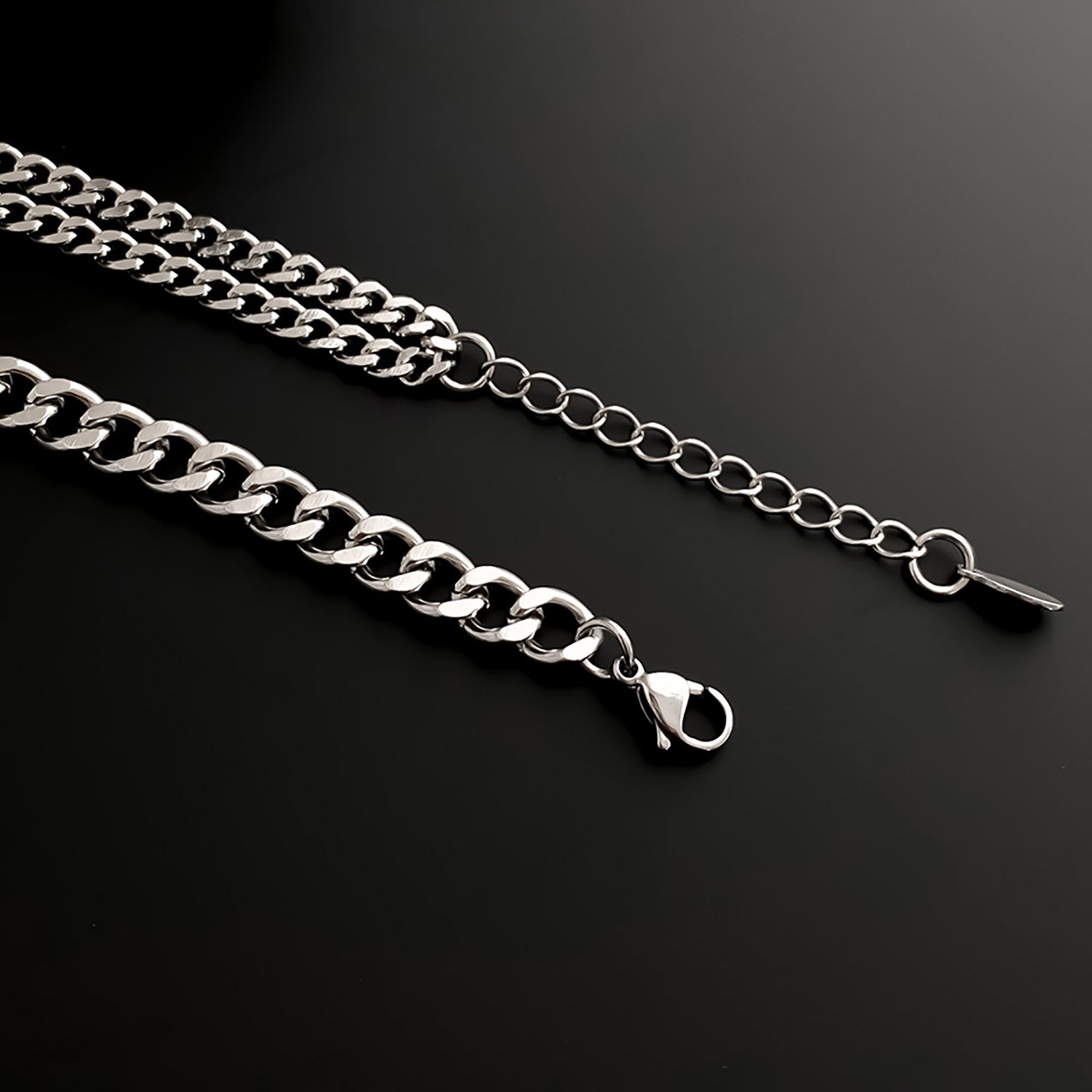 Stainless Steel 55cm w/ Buckle Layered Necklace Valentine Day Gift KOL / Youtuber / Celebrity / Fashion Icon styling