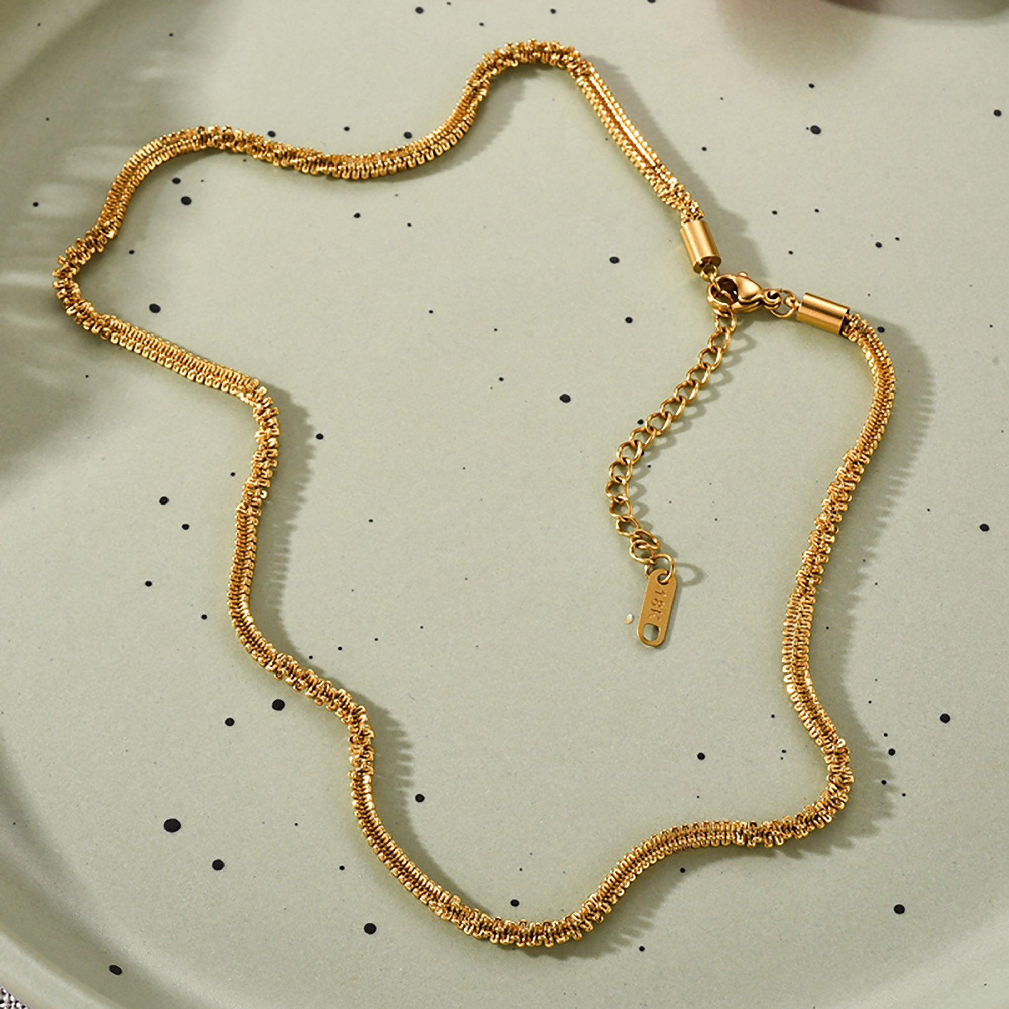 Gold Plated Stackable Necklace