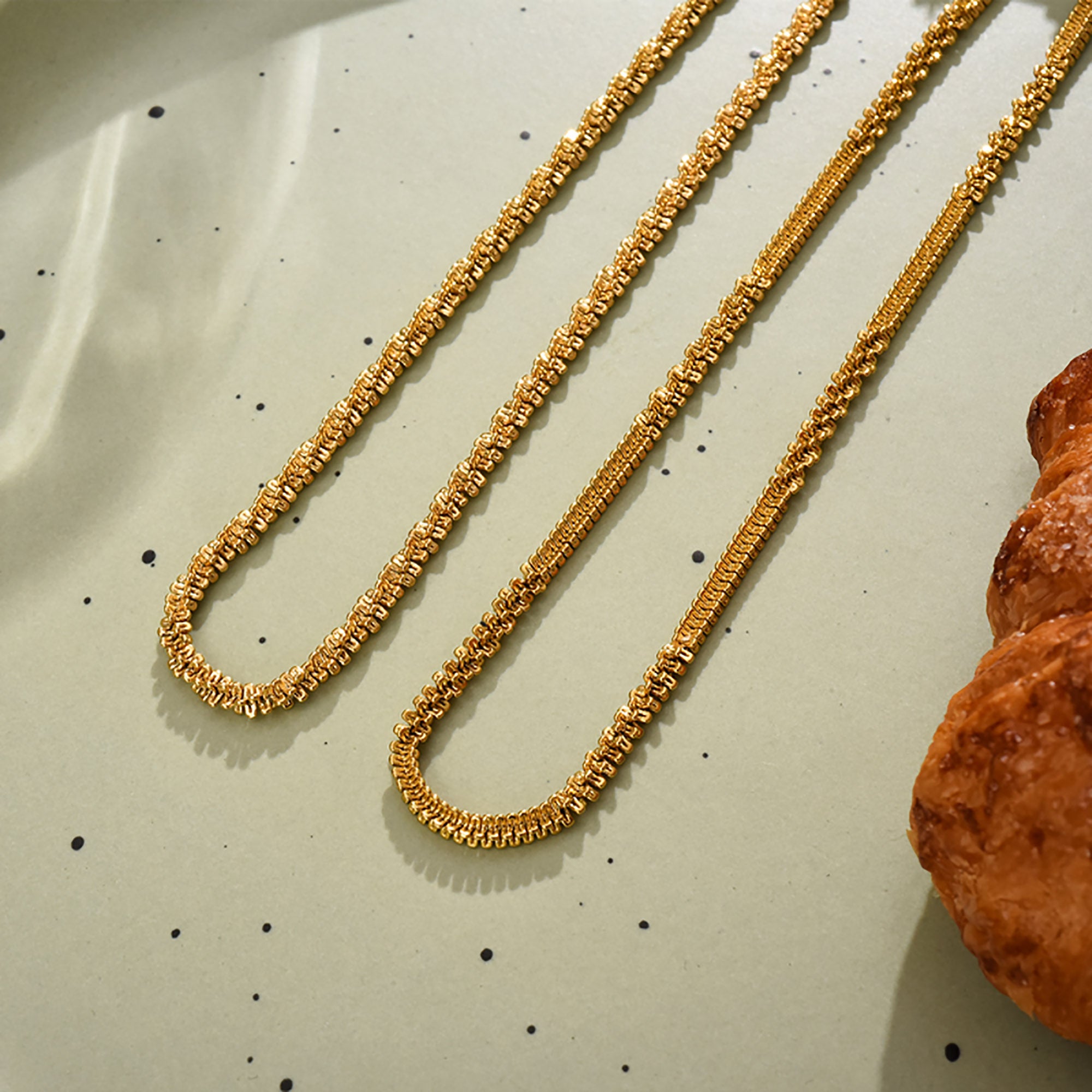 Gold Plated Stackable Necklace