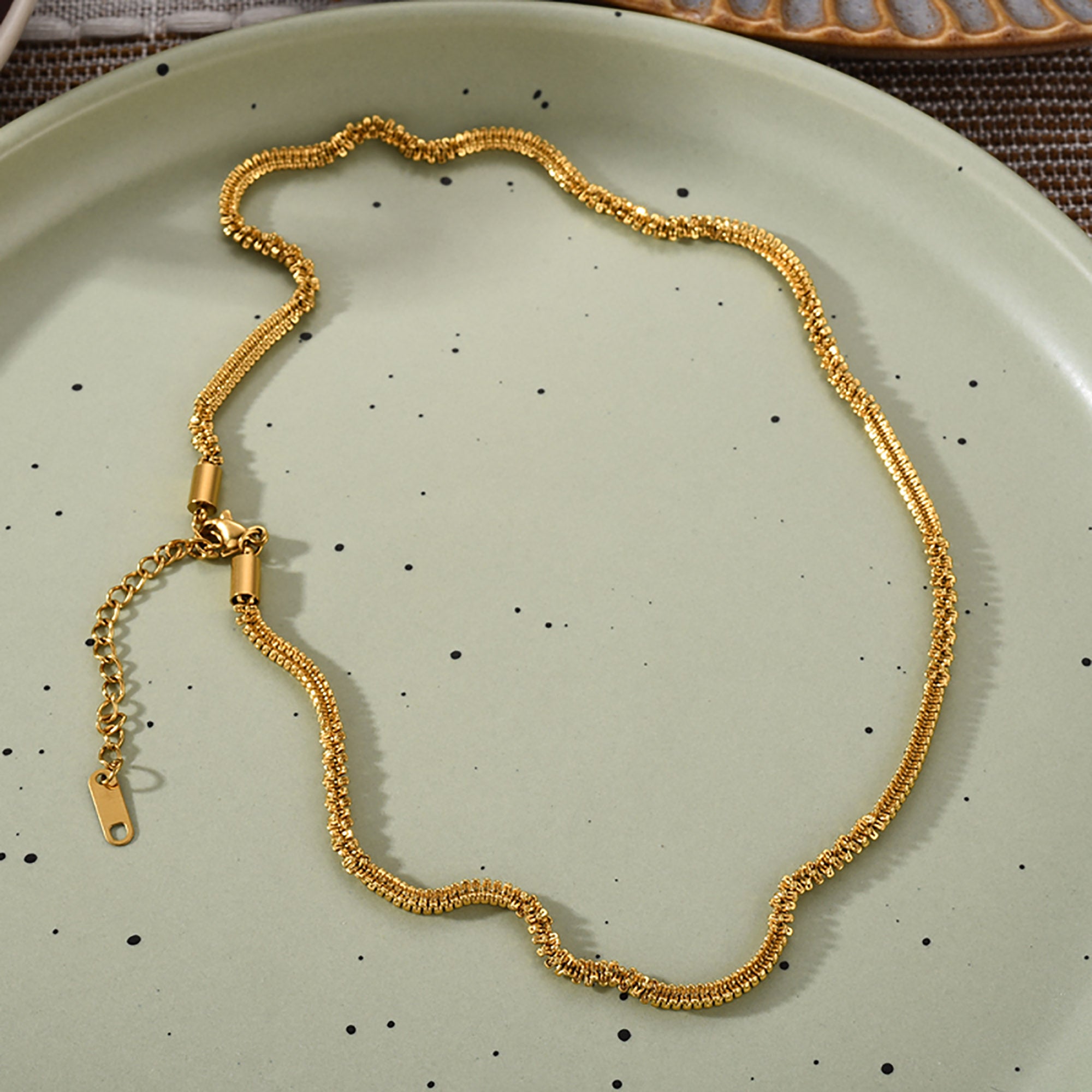 Gold Plated Stackable Necklace