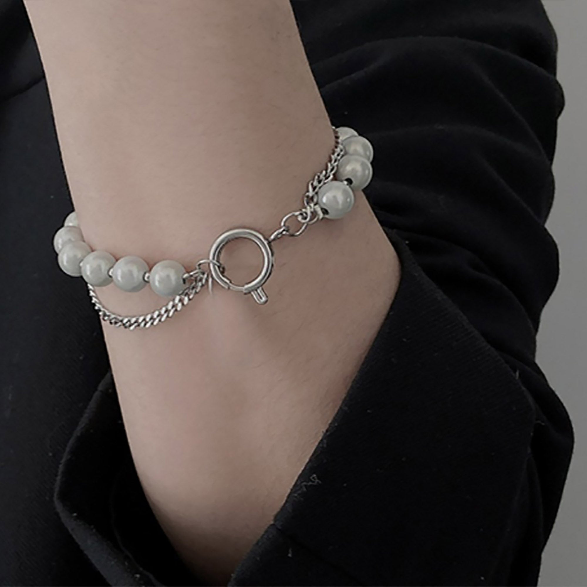 Stainless Steel 18cm Bracelet Valentine Day Gift KOL / Youtuber / Celebrity / Fashion Icon styling