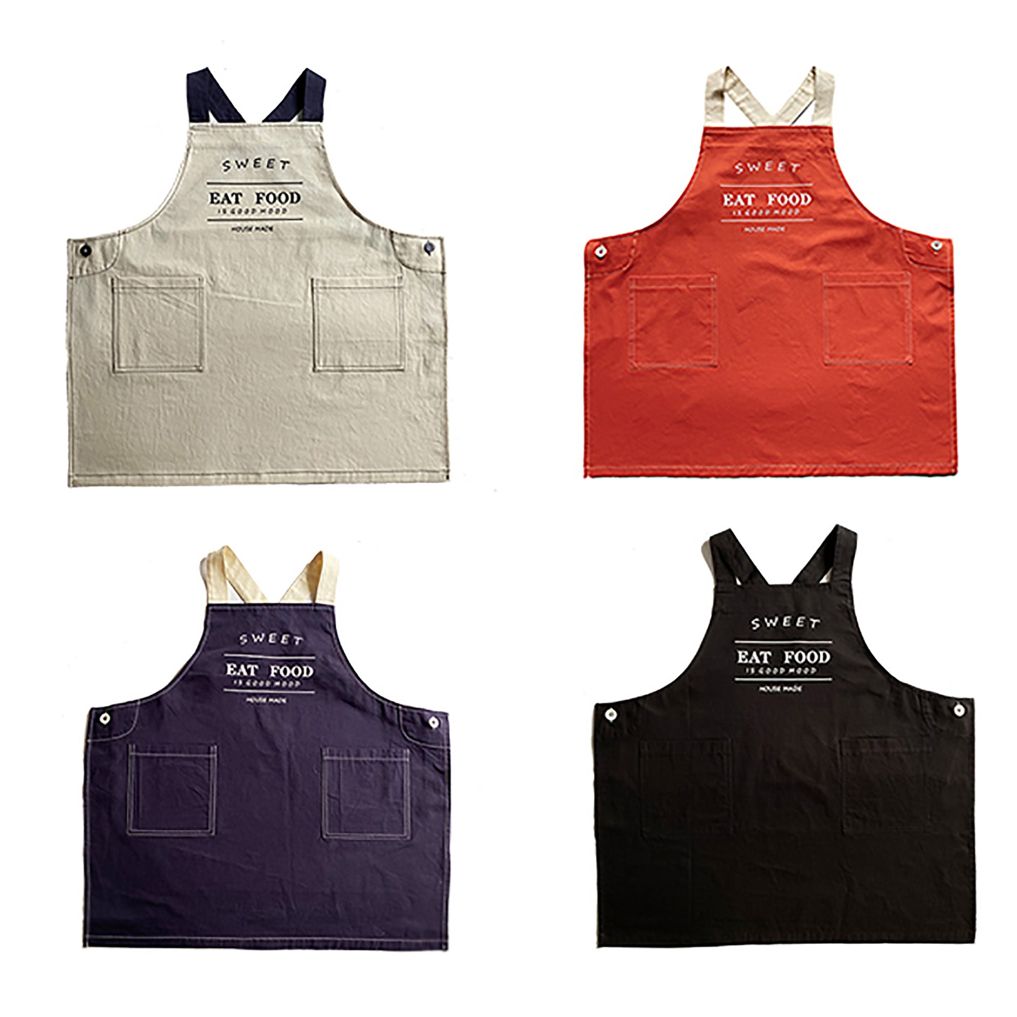 2 Tone Unisex (4 Colors) Leather Uniform Apron