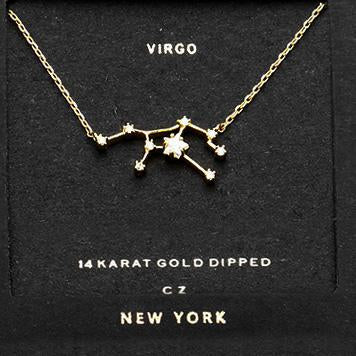 VIRGO CZ Star Necklace