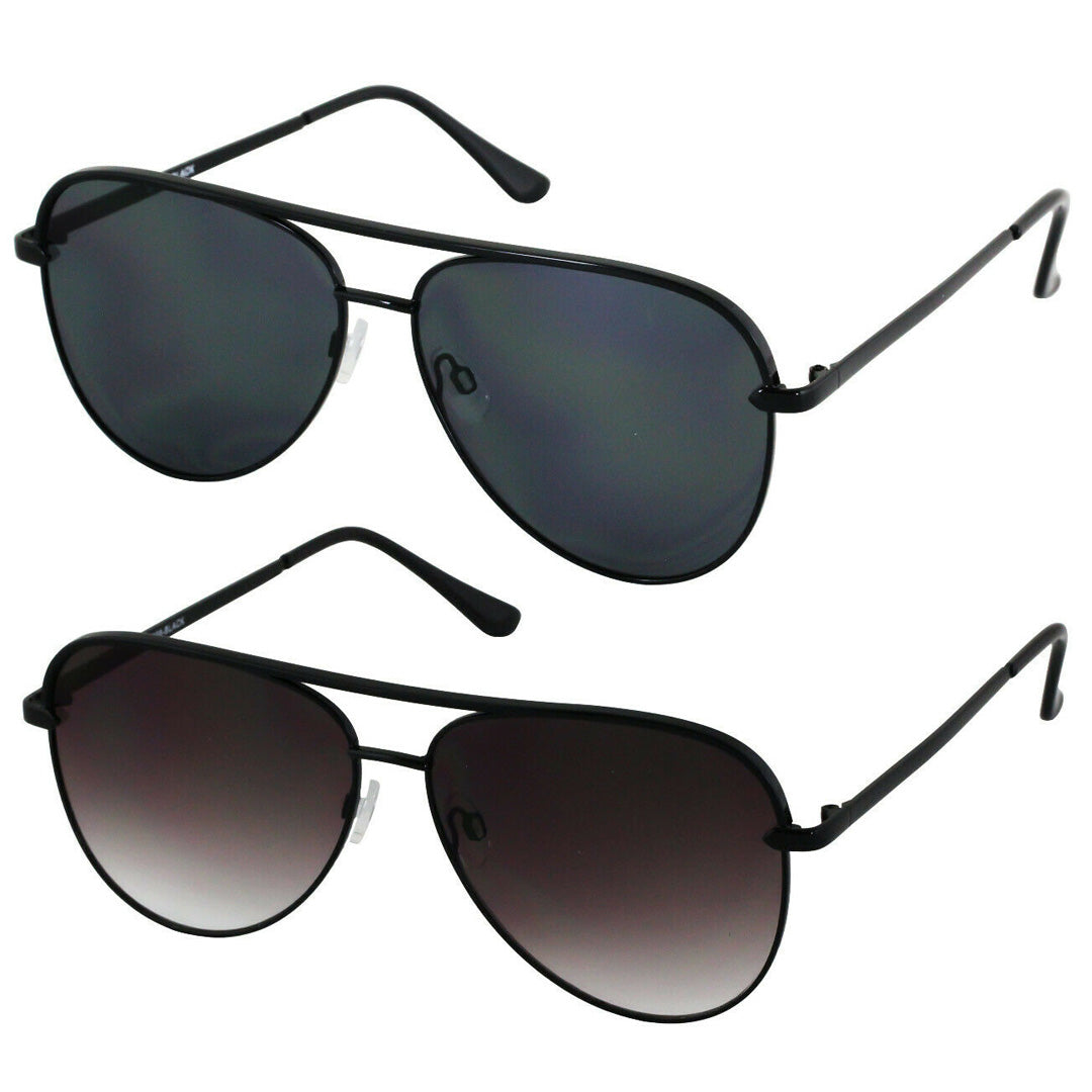 Oversized - 61mm Aviator OVERSIZED Women Sunglasses Aviator Flat Top Square