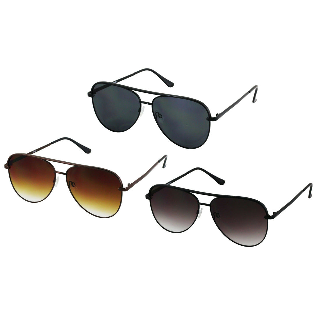 Oversized - 61mm Aviator OVERSIZED Women Sunglasses Aviator Flat Top Square