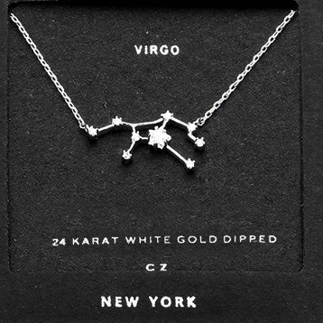 VIRGO CZ Star Necklace