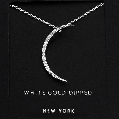 Moon Pendant Necklace